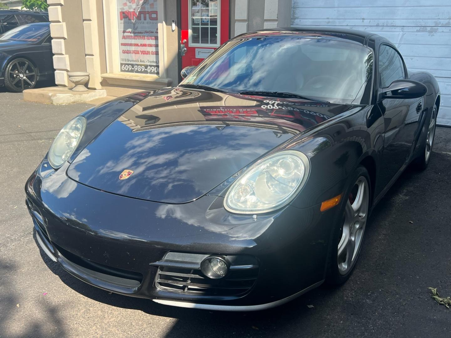 2006 BLACK /Black Leather Porsche Cayman s (WP0AB29846U) with an 3.4L H6 DOHC 24V engine, located at 1018 Brunswick Ave, Trenton, NJ, 08638, (609) 989-0900, 40.240086, -74.748085 - Photo#7